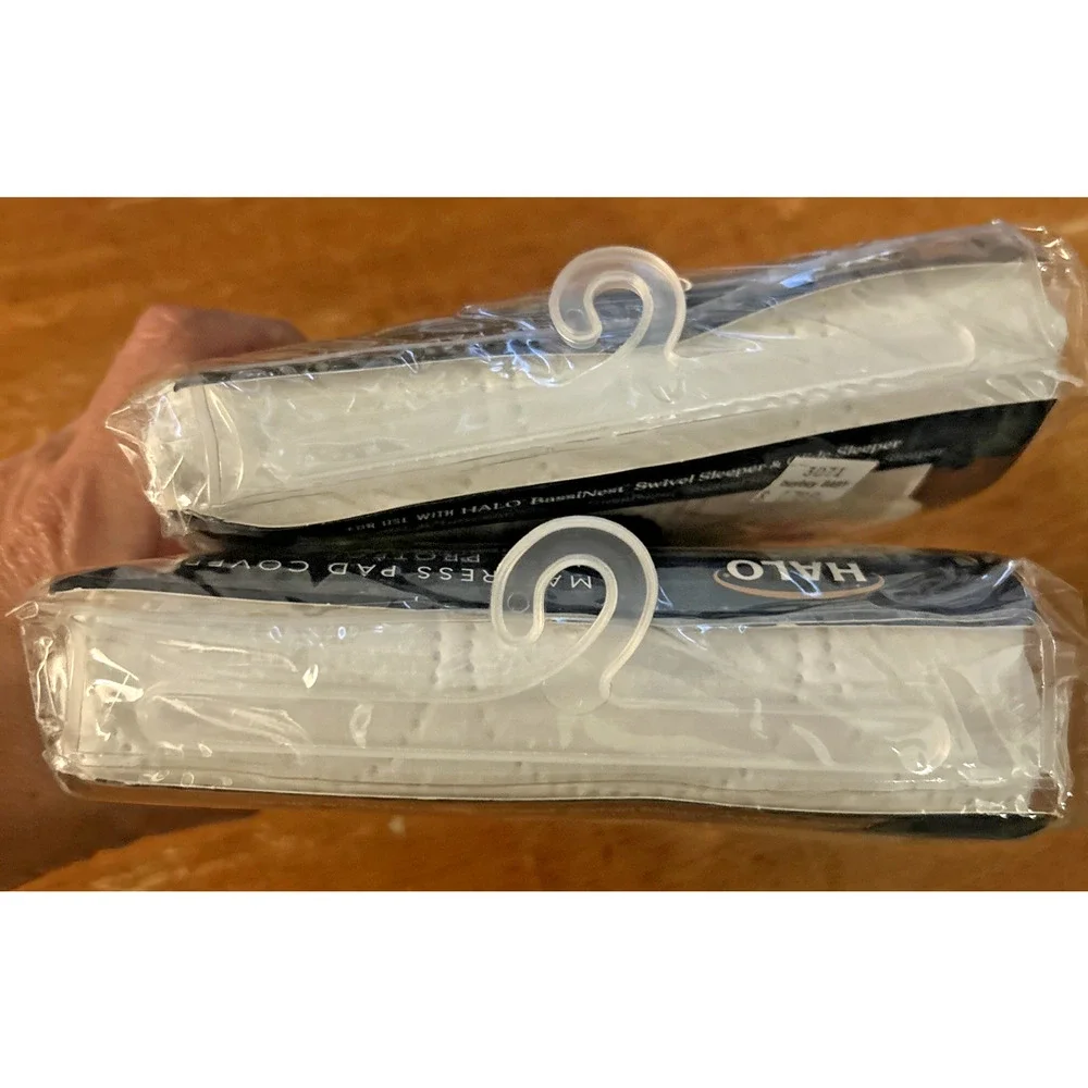 Halo Bassinest Waterproof Mattress Pads Swivel or Glide Sleeper NEW LOT of 2